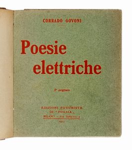 CORRADO GOVONI - Poesie elettriche. 5 migliaio.