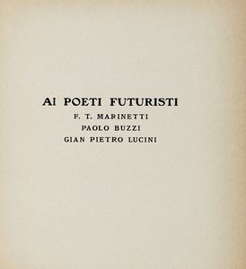 CORRADO GOVONI : Poesie elettriche. 5 migliaio.  - Asta Libri, autografi e manoscritti - Associazione Nazionale - Case d'Asta italiane