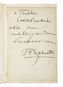 Filippo Tommaso Marinetti : L'aeropoema del golfo della Spezia.  - Asta Libri, autografi e manoscritti - Associazione Nazionale - Case d'Asta italiane