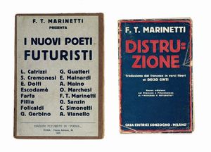 Filippo Tommaso Marinetti : I nuovi poeti futuristi.  - Asta Libri, autografi e manoscritti - Associazione Nazionale - Case d'Asta italiane