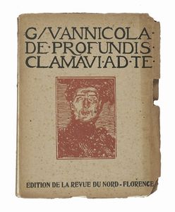 GIUSEPPE VANNICOLA : De profundis clamavi ad te.  - Asta Libri, autografi e manoscritti - Associazione Nazionale - Case d'Asta italiane