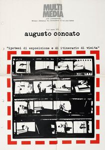 LUCIANO CARUSO - Corposa raccolta di manifesti, pubblicazioni, riviste e inviti a mostre di Luciano Caruso, Magdalo Mussio, Augusto Concato, Antonio Calderara, Bram Bogart e molti altri.