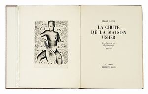 EDGAR ALLAN POE : La chute de la maison Usher.  - Asta Libri, autografi e manoscritti - Associazione Nazionale - Case d'Asta italiane