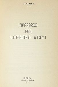 Lorenzo Viani : Lorenzo Viani. 8 xilografie originali.  - Asta Libri, autografi e manoscritti - Associazione Nazionale - Case d'Asta italiane