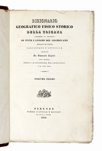 Emanuele Repetti - Dizionario geografico fisico storico della Toscana...