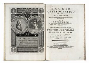 Ambrogio Soldani - Saggio orittografico ovvero osservazioni sopra le terre nautilitiche ed ammonitiche della Toscana.