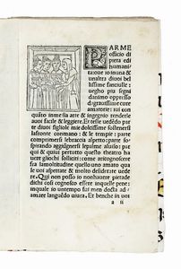 LEON BATTISTA ALBERTI : Ecatonphyla.  - Asta Libri, autografi e manoscritti - Associazione Nazionale - Case d'Asta italiane