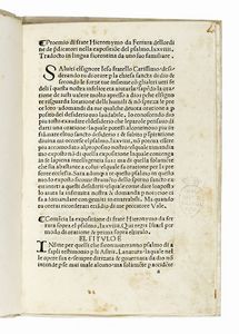 GIROLAMO SAVONAROLA : Comincia la expositione di frate Hieronymo da ferrara sopra el psalmo lxxviii. Qui regis Israel...  - Asta Libri, autografi e manoscritti - Associazione Nazionale - Case d'Asta italiane