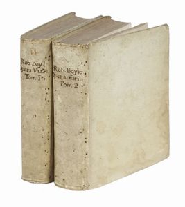 ROBERT BOYLE : Opera varia, quorum posthac exstat catalogus...  - Asta Libri, autografi e manoscritti - Associazione Nazionale - Case d'Asta italiane