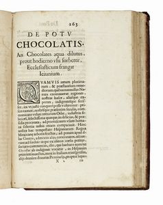 FRANCESCO MARIA BRANCACCIO - De potu chocolatis. An chocolates aqua dilutus, prout hodierno usu sorbetur, eccelsiasticum frangat ieiunium.