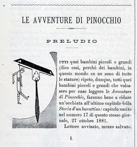 CARLO COLLODI - Giornale per i bambini. (La storia di un burattino).