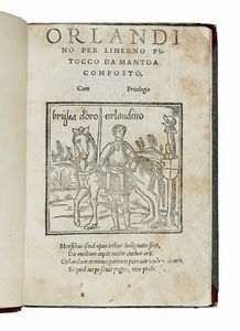 TEOFILO FOLENGO : Orlandino per Limerno Pitocco da Mantoa composto.  - Asta Libri, autografi e manoscritti - Associazione Nazionale - Case d'Asta italiane