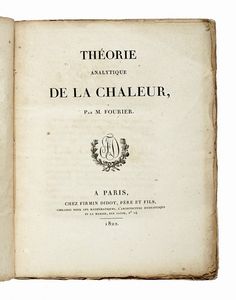 CHARLES FOURIER - Theorie analytique de la chaleur...