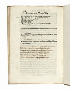 ORAZIO GRASSI : De tribus cometis anni 1618...  - Asta Libri, autografi e manoscritti - Associazione Nazionale - Case d'Asta italiane