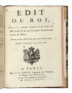 LUIGI XVI LUIGI XVI DI FRANCIA : Trait d'amiti et de commerce, conclu entre les Roi et les tats-Unis de l'Amrique septentrionale, le 6 Fvrier 1778.  - Asta Libri, autografi e manoscritti - Associazione Nazionale - Case d'Asta italiane