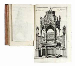 PIETRO MONTANARI : La Verona illustrata ridotta in compendio principalmente per uso de' forestieri con varie aggiunte. Premessa in ristretto la vita del marchese Scipione Maffei. Parte prima [-seconda].  - Asta Libri, autografi e manoscritti - Associazione Nazionale - Case d'Asta italiane