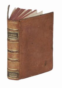 NASO PUBLIUS OVIDIUS : Quae hoc volumine continentur. Annotationes in omnia Ouidij opera. [...] Metamorphoseon libri XV.  - Asta Libri, autografi e manoscritti - Associazione Nazionale - Case d'Asta italiane