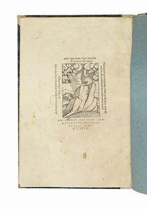 PHILO (ALEXANDRINUS) : Libri antiquitatum. Quaestionum et solutionum in Genesin. De Essaeis. De nominibus hebraicis. De mundo...  - Asta Libri, autografi e manoscritti - Associazione Nazionale - Case d'Asta italiane