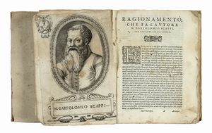 BARTOLOMEO SCAPPI : Opera di M. Bartolomeo Scappi, cuoco secreto di papa Pio Quinto, divisa in sei libri...  - Asta Libri, autografi e manoscritti - Associazione Nazionale - Case d'Asta italiane