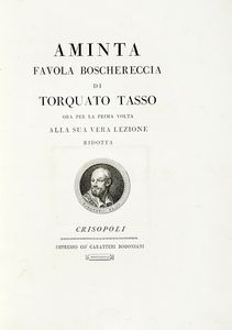 Torquato Tasso - Aminta favola boschereccia...