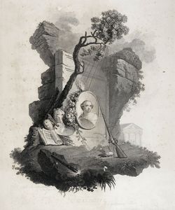 Mauro Gandolfi - Progetto per monumento funebre a Gaetano Gandolfi.