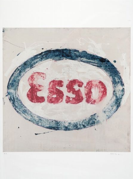 MARIO SCHIFANO : Esso.  - Asta Arte Antica, Orientale, Moderna e Contemporanea [parte II] - Associazione Nazionale - Case d'Asta italiane