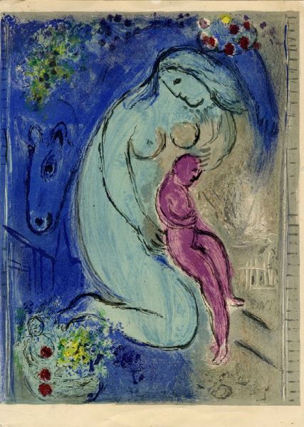 Marc Chagall : Lotto composto di 9 incisioni.  - Asta Arte Antica, Orientale, Moderna e Contemporanea [parte II] - Associazione Nazionale - Case d'Asta italiane