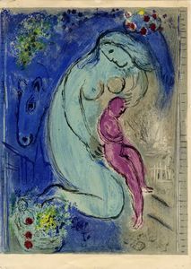 Marc Chagall : Lotto composto di 9 incisioni.  - Asta Arte Antica, Orientale, Moderna e Contemporanea [parte II] - Associazione Nazionale - Case d'Asta italiane