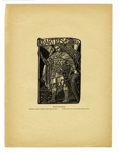 ADOLFO DE CAROLIS : Lotto composto di 5 incisioni.  - Asta Arte Antica, Orientale, Moderna e Contemporanea [parte II] - Associazione Nazionale - Case d'Asta italiane