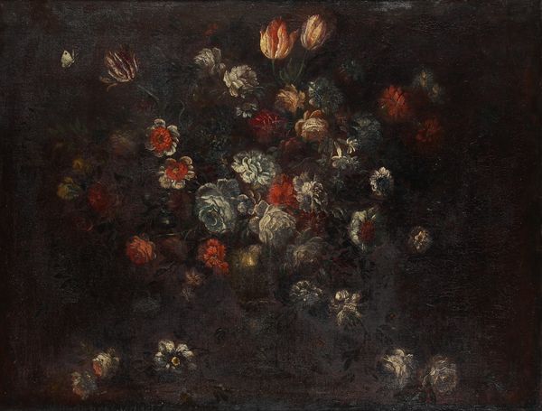 Scuola del XVIII secolo Nature morte con vasi di fiori  - Asta Dipinti Antichi - Associazione Nazionale - Case d'Asta italiane