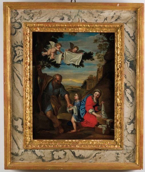 Francesco Albani, copia da : Madonna del bucato  - Asta Dipinti Antichi - Associazione Nazionale - Case d'Asta italiane