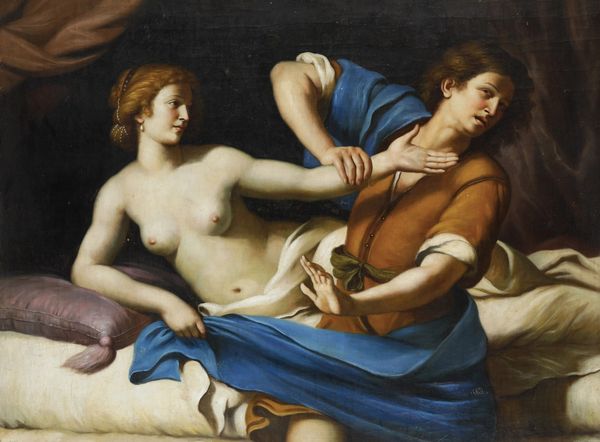 Giovanni Francesco Barbieri detto il Guercino, copia da : Giuseppe e la moglie di Putifarre  - Asta Dipinti Antichi - Associazione Nazionale - Case d'Asta italiane