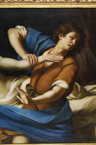 Giovanni Francesco Barbieri detto il Guercino, copia da : Giuseppe e la moglie di Putifarre  - Asta Dipinti Antichi - Associazione Nazionale - Case d'Asta italiane