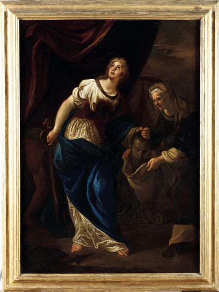 Giovanni Lorenzo Bertolotto : Giuditta con la testa di Oloferne  - Asta Dipinti Antichi - Associazione Nazionale - Case d'Asta italiane