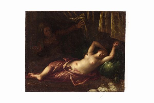 Francesco Cairo : Suicidio di Cleopatra  - Asta Dipinti Antichi - Associazione Nazionale - Case d'Asta italiane