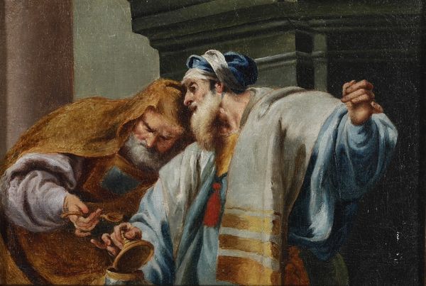 Giovan Battista Pittoni, Scuola di : Sacrificio di Polissena (particolare)  - Asta Dipinti Antichi - Associazione Nazionale - Case d'Asta italiane