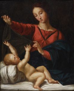 Raffaello Sanzio, copia da - Madonna del velo