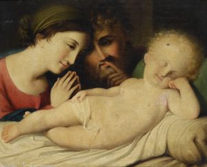 Gaspare Landi, Ambito di - Sacra Famiglia