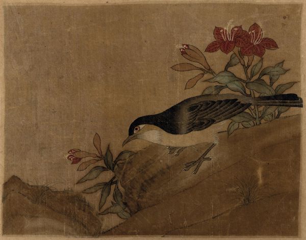 Album con inscrizione Jiang Tingxi - Il libro a colori di fiori ed uccelli contenente 12 tempere su seta, Cina, riproduzioni degli inizi del XIX secolo  - Asta Arte Orientale - Associazione Nazionale - Case d'Asta italiane