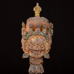 Purba in legno, Tibet, XIX secolo  - Asta Arte Orientale - Associazione Nazionale - Case d'Asta italiane