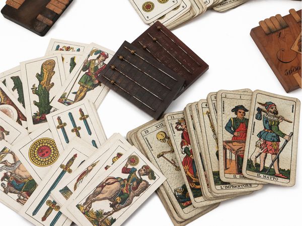 Collezione di accessori per il gioco d'epoca  - Asta Una casa fiorentina - Associazione Nazionale - Case d'Asta italiane