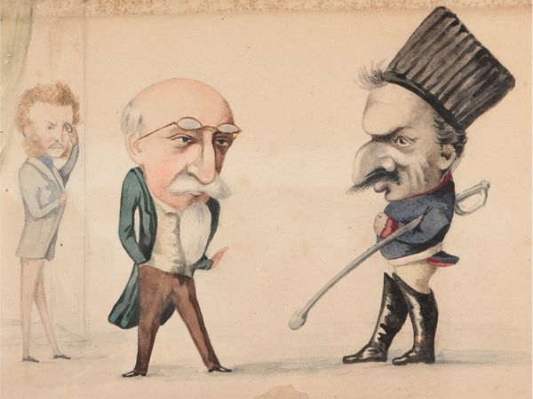 ETTORE XIMENES : Serie di sette caricature  - Asta Una casa fiorentina - Associazione Nazionale - Case d'Asta italiane