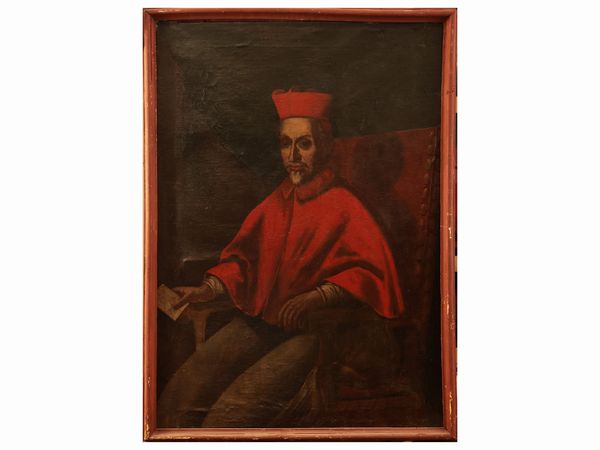 Ritratto di Cardinale con lettera  - Asta Una casa fiorentina - Associazione Nazionale - Case d'Asta italiane