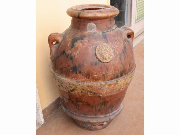 Orcio in terracotta, F. Vanni  - Asta Una casa fiorentina - Associazione Nazionale - Case d'Asta italiane