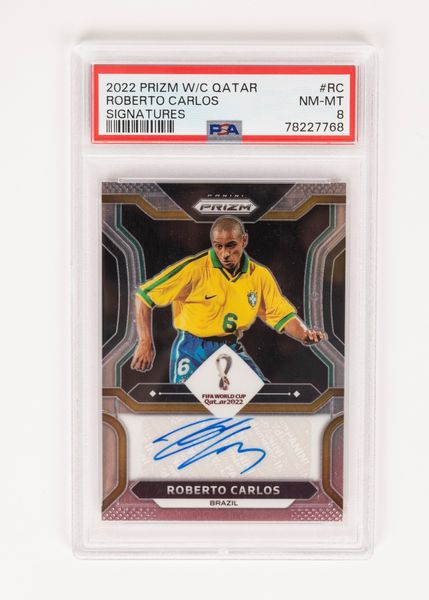 Roberto Carlos  Card autografata  Brasile - Cert. PSA/DNA  - Asta Pop Culture / Memorabilia e Card - Associazione Nazionale - Case d'Asta italiane