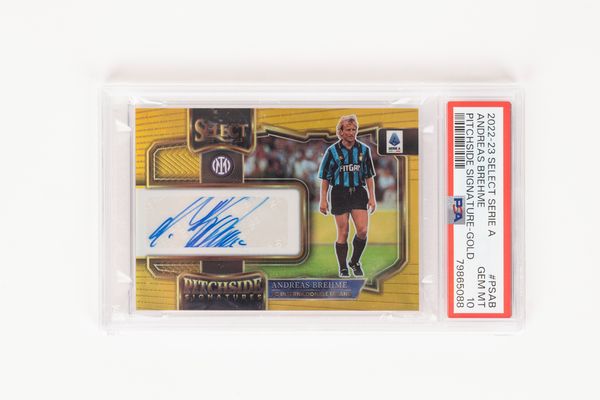 Andreas Brehme   Card autografata  Inter - Cert. PSA/DNA  - Asta Pop Culture / Memorabilia e Card - Associazione Nazionale - Case d'Asta italiane