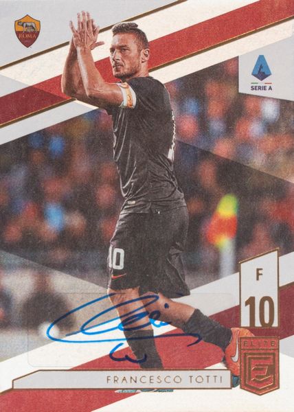 Francesco Totti Card autografata  Roma - Panini  - Asta Pop Culture / Memorabilia e Card - Associazione Nazionale - Case d'Asta italiane