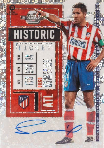 Diego Simeone Card autografata  Atletico Madrid - Panini  - Asta Pop Culture / Memorabilia e Card - Associazione Nazionale - Case d'Asta italiane