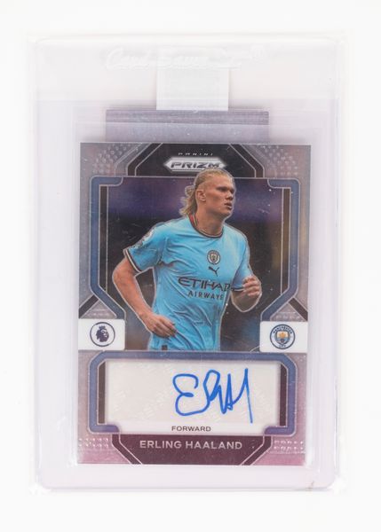 Erling  Haaland : Card autografata  Manchester City  Panini  - Asta Pop Culture / Memorabilia e Card - Associazione Nazionale - Case d'Asta italiane