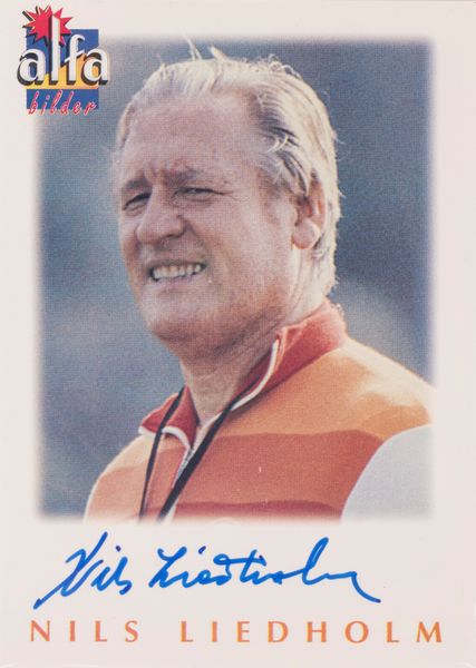 Nils Liedholm  Card autografata  Alfabilder  A tiratura limitata  - Asta Pop Culture / Memorabilia e Card - Associazione Nazionale - Case d'Asta italiane